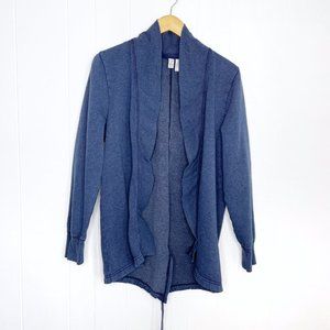 Z by Zella Cabo Washed Cardigan in Navy Size Large